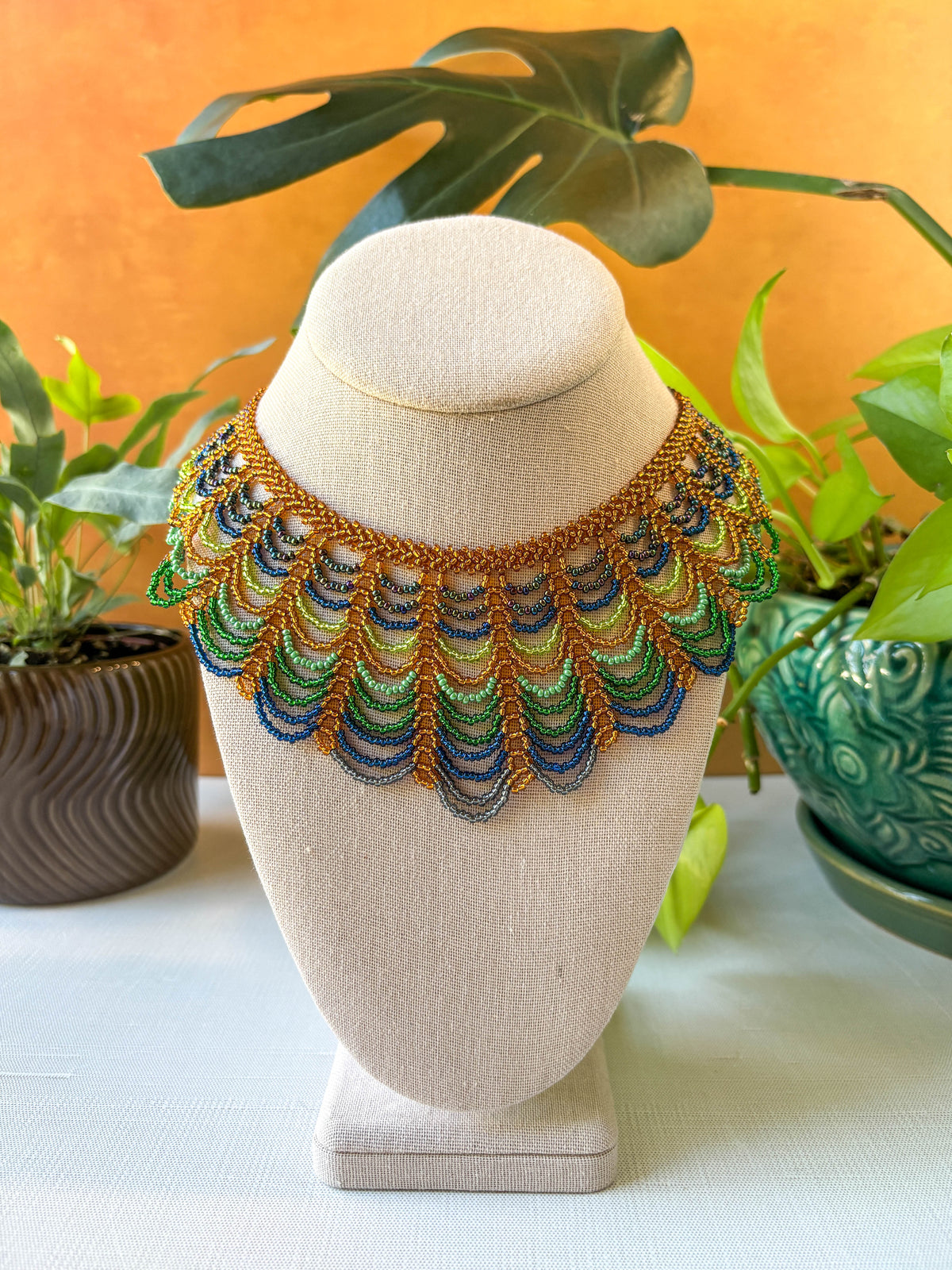 Cascada Bib Necklace - Selva