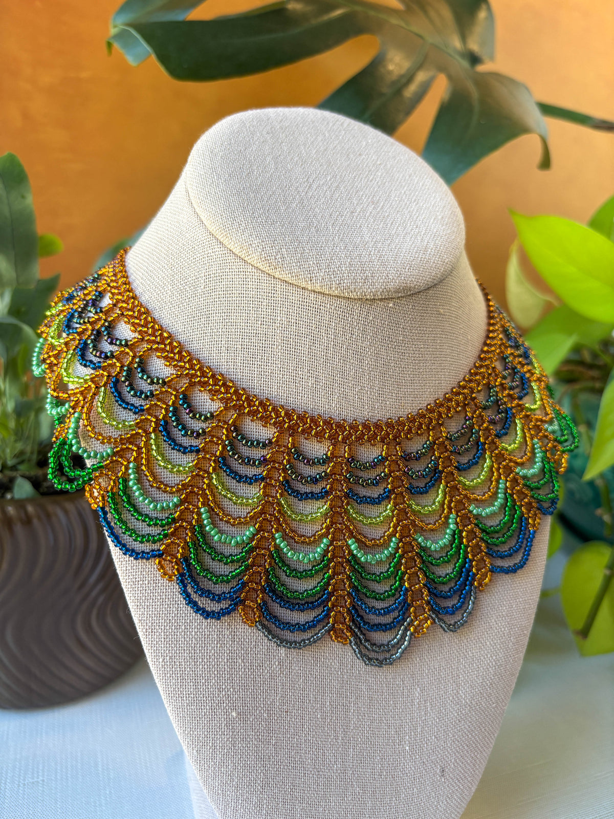 Cascada Bib Necklace - Selva