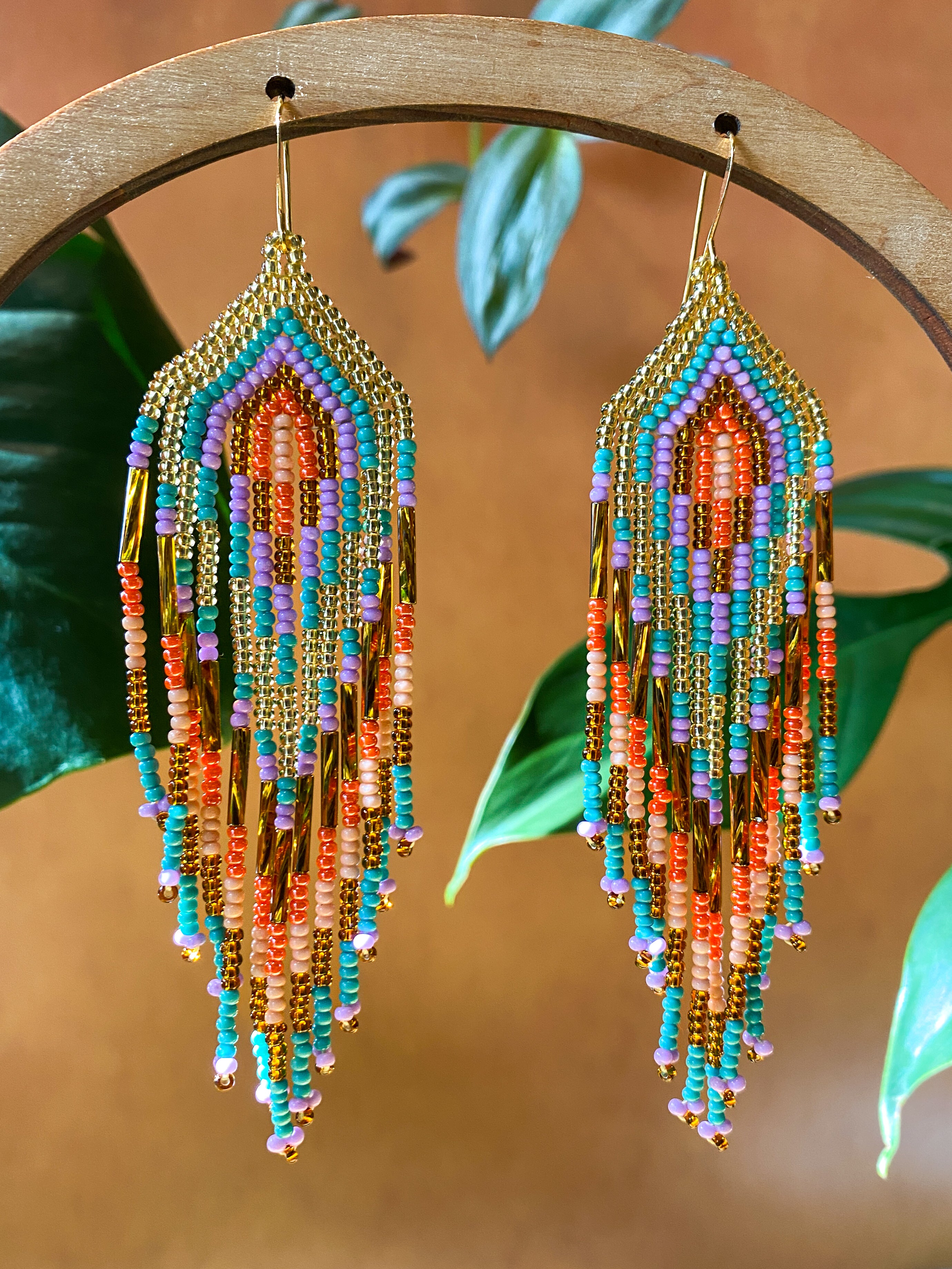 Plumas Earrings - Coastal