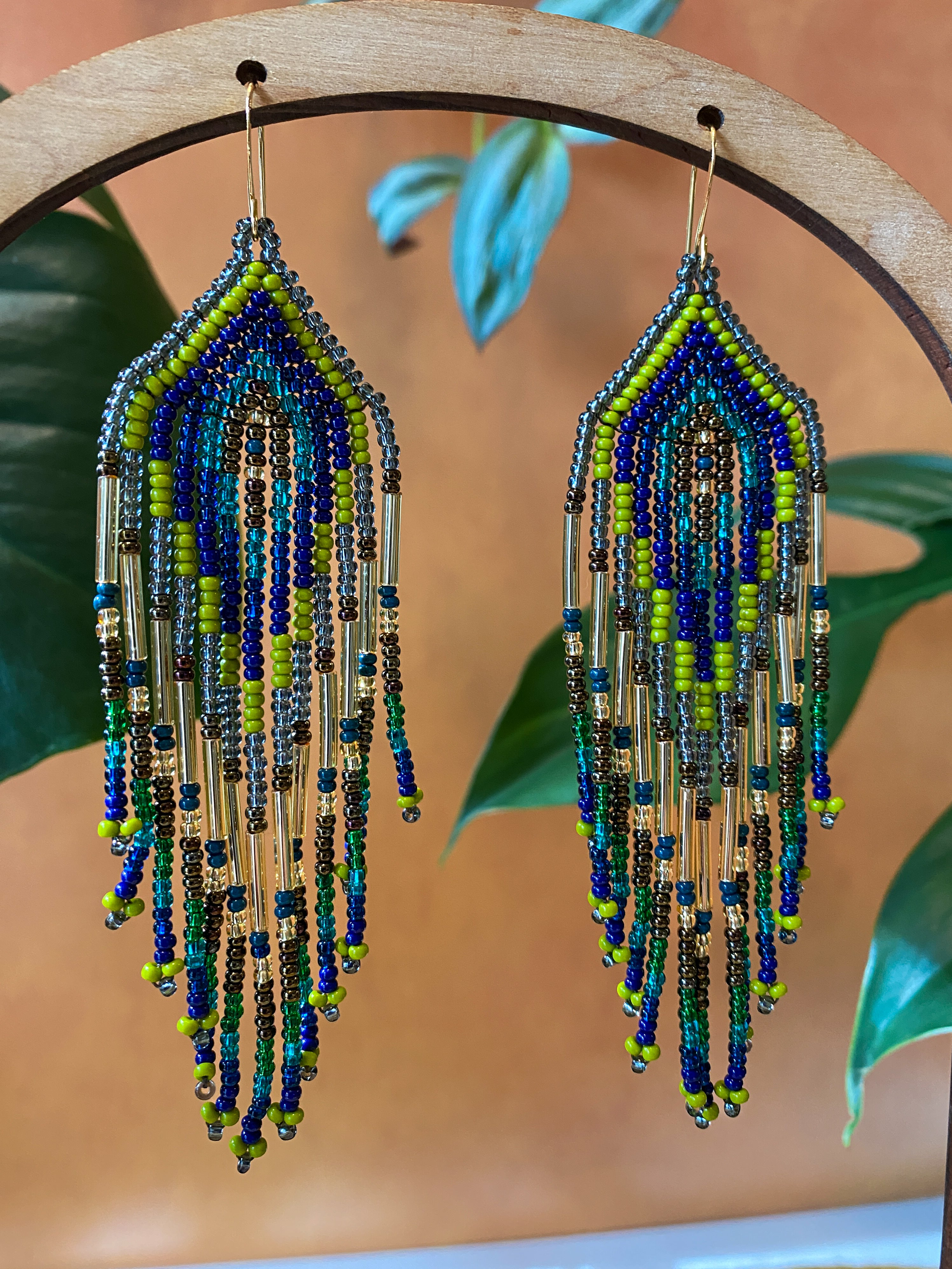 Plumas Earrings - Jungle