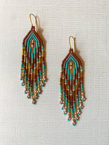 Plumitas Earrings - Rust