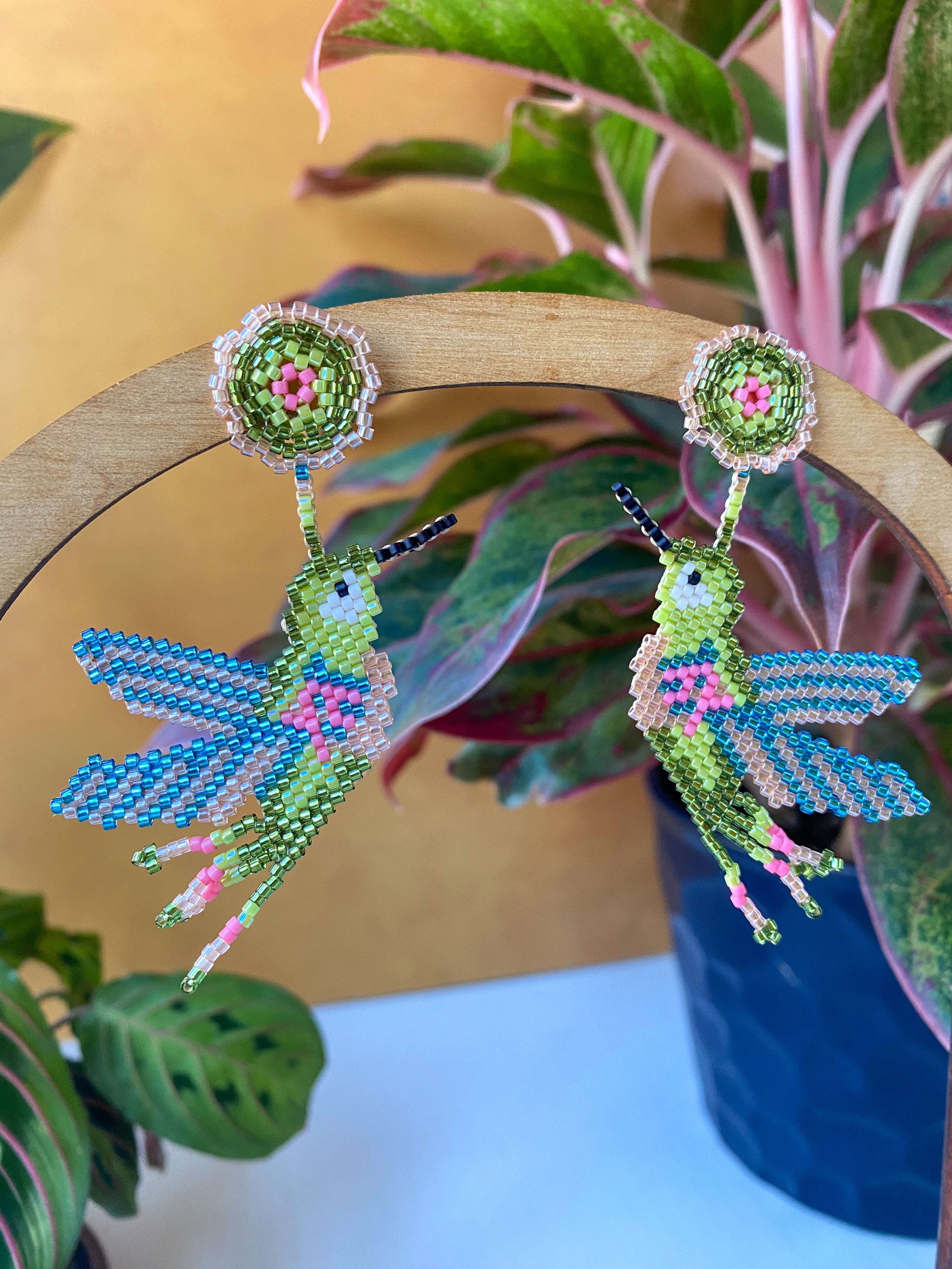 Ethereal Hummingbird Studs