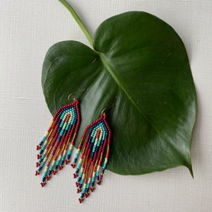 Plumitas Earrings - Berry