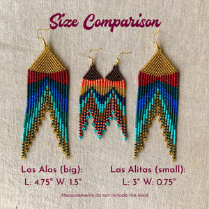 Las Alas Earrings - Ocean Sunrise